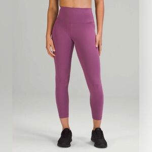 Lululemon Wunder Train High-Rise Tight 25” Vintage Plum Size 8